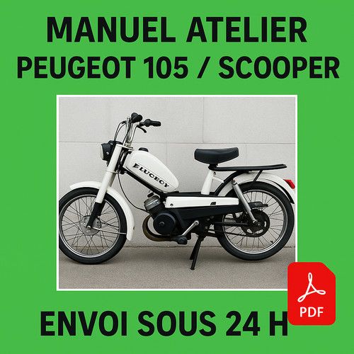 Manuel atelier peugeot 105 - manuel, et