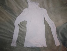 Col Roulé  Gris Clair Femme