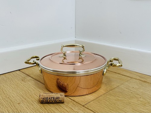 Ancienne casserole cuivre - ancienne, en