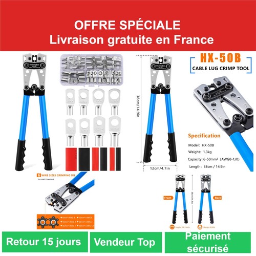Pince sertir câble - à,