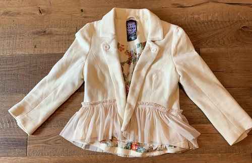 Free people blazer size - size, 0