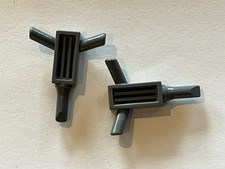 2 x LEGO Dark Bluish Gray