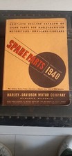 Rare Manuel Pieces Detachees Harley Davidson Moto Side Car 1940