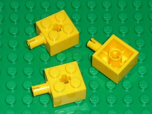 Lego yellow brick ref - x,