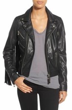 Blouson motard femme noir slim