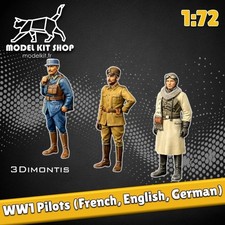 1:72 - WW1 Pilotes (Francais