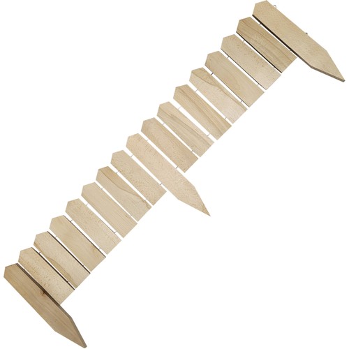 Palissade bois 120x20cm en - bois,