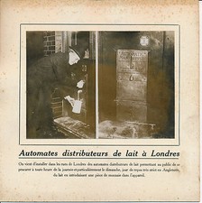LONDRES c. 1910 - Automatic Milk Supply Distributeur de Lait UK - 45