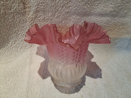 Ancien abat jour tulipe verre - jour,