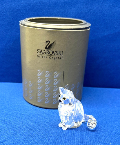 Swarovski sitting cat crystal - sitting,