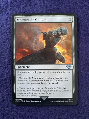 Mtg magic carte morsure de - magic, "morsure