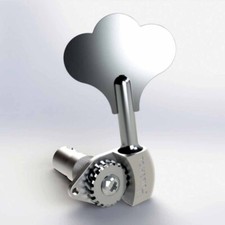 1 Mecaniques de Basse Chrome cote DROIT Hipshot Licensed Ultralight 1/2 Bouton T