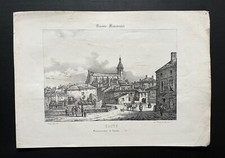 Lithographie XIXème - Eauze -