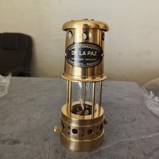 Lampe à pétrole ancre laiton