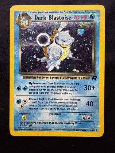 Pokémon card dark blastoise - card,