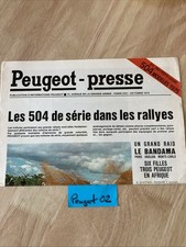 Peugeot Presse 1974 504 rallue
