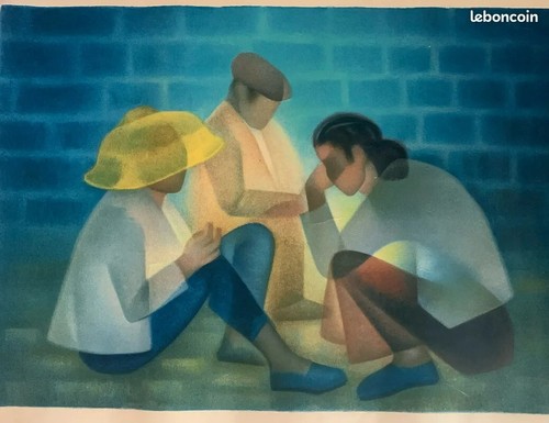 Toffoli louis lithographie - toffoli,
