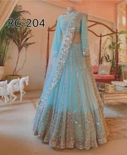 Robes de mariée indiennes pakistanaises Lehenga Choli Bollywood designer Lehnga