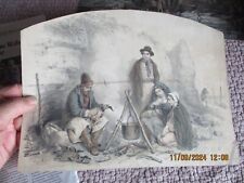 Ancienne Gravure Chasse aux