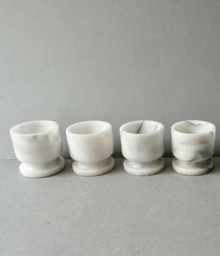 Coquetiers marbre blanc - coquetiers,