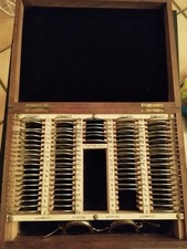 Coffret ancien opticien