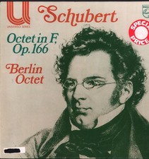 6580110 Berlin Octet Schubert - Octet En Fa, Op.166 LP Vinyle UK Philips 1975