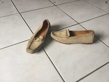 Ballerines FAIRMOUNT pointure 36 daim beige bon état 