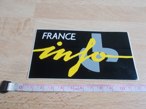 Autocollant radio france info - autocollant,
