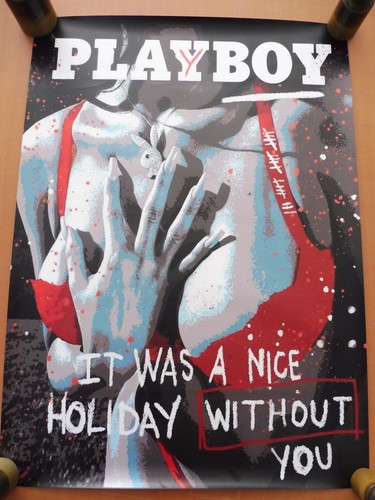 Repro rare affiche playboy - repro,