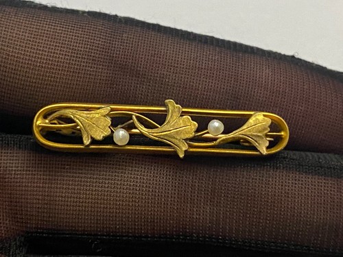 Ancienne broche fleurs - fleurs, en