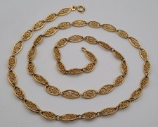 Ancien Collier Sautoir Chaine