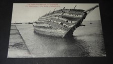 CHERBOURG - "LE BORDA", EX-BÂTEAU-ÉCOLE - CARTE POSTALE ANCIENNE