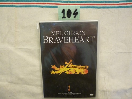 Dvd braveheart mel - braveheart,