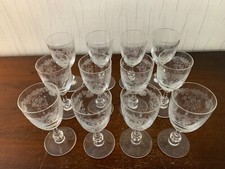 21 verres à eau modèle Cléo en cristal de Saint Louis (prix à la pièce)