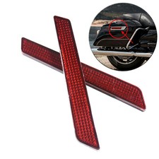 Rouge sacoche de selle Réflecteur Pour Harley Touring Electra Glide 2014-2021