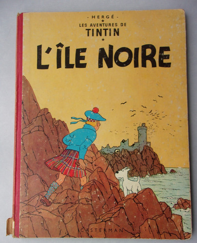 Tintin île noire b21 - l'Île, (b21