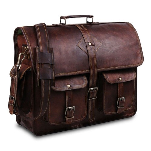 Sacoche homme cuir - 18", en