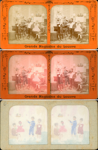 Stéréo scène enfants - stéréo,, d'enfants