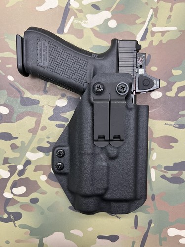 Black kydex iwb holster for - black,