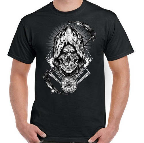 Faucheur hommes crâne - hommes, t-shirt