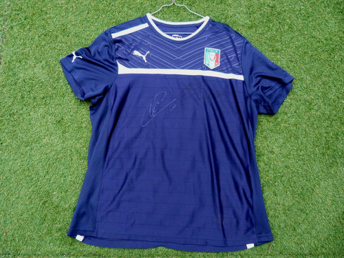 Maillot italia signé - maillot,