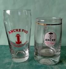 Chope Verre biére ancre pils brasserie espérance schiltigheim