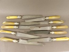 10 COUTEAUX DE TABLE ANCIENS