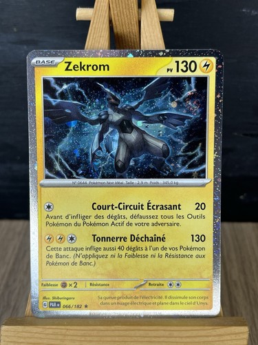 Carte pokémon zekrom - pokémon,