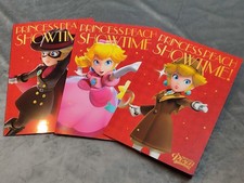 lot de 3 pochettes A4 Princess Peach NINTENDO Mario Bros CLUB NINTENDO