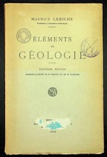 #10693 Maurice Leriche, Eléments de géologie