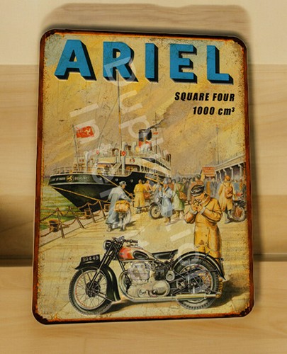 Plaque métal ariel - ,