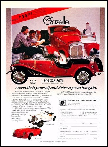 1989 gazelle fiberfab original - 1989,