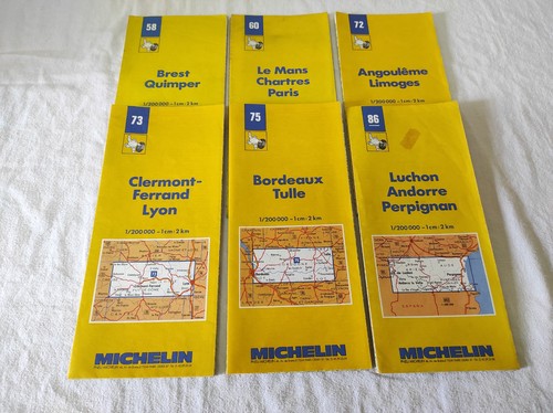 Cartes routières michelin - 6,