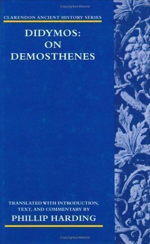 Didymos on demosthenes - :,